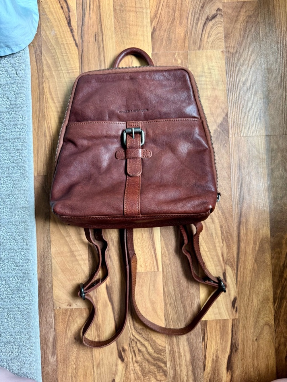 Leather Brown Women's Backpack - Classic Casual Carry